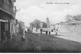 La place du Jeu de ballon en 1915