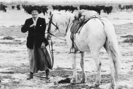 Fanfonne et Tamarisse à Signoret en 1974 Photo © Robert Faure