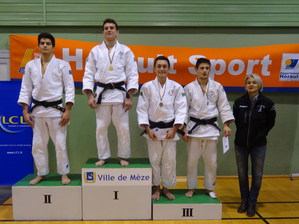 Jean-Fabien Betti sur la 2ème marche du podium