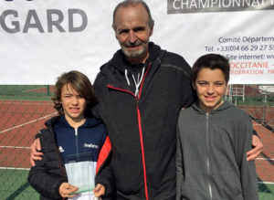 Lire la suite à propos de l’article Tennis club de Vauvert : Jean François Suzzoni champion du Gard des 11/12 ans
