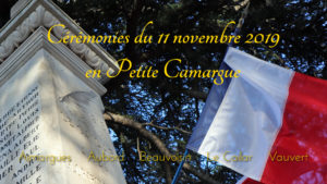 Lire la suite à propos de l’article Les cérémonies du 11 novembre en Petite Camargue