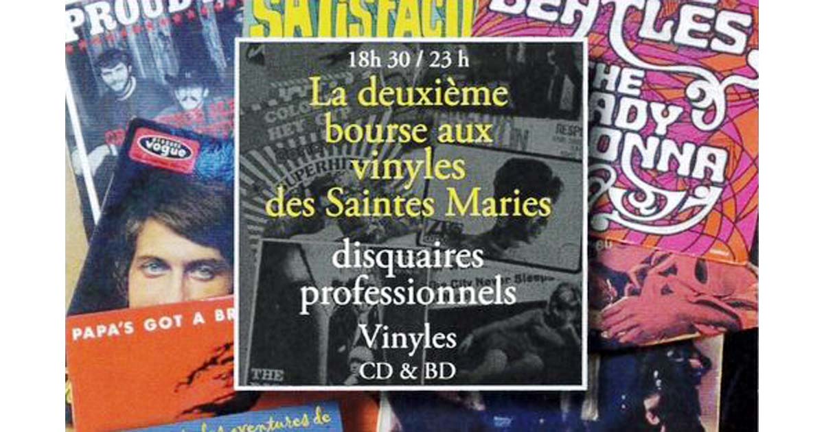 Ce samedi, 2ème Bourse aux vinyles des Saintes-Maries de la Mer