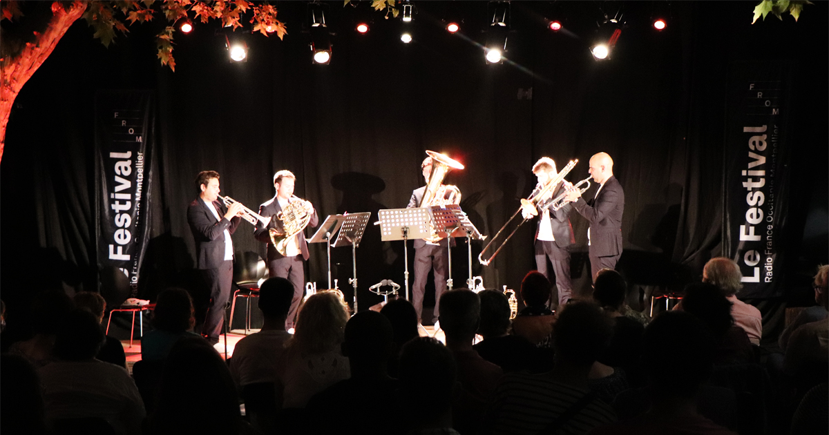 You are currently viewing Concert Radio France Occitanie : Local Brass quintet a emballé le public