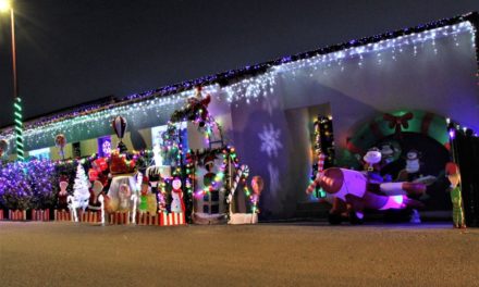 La maison illuminée de Noël à beauvoisin
