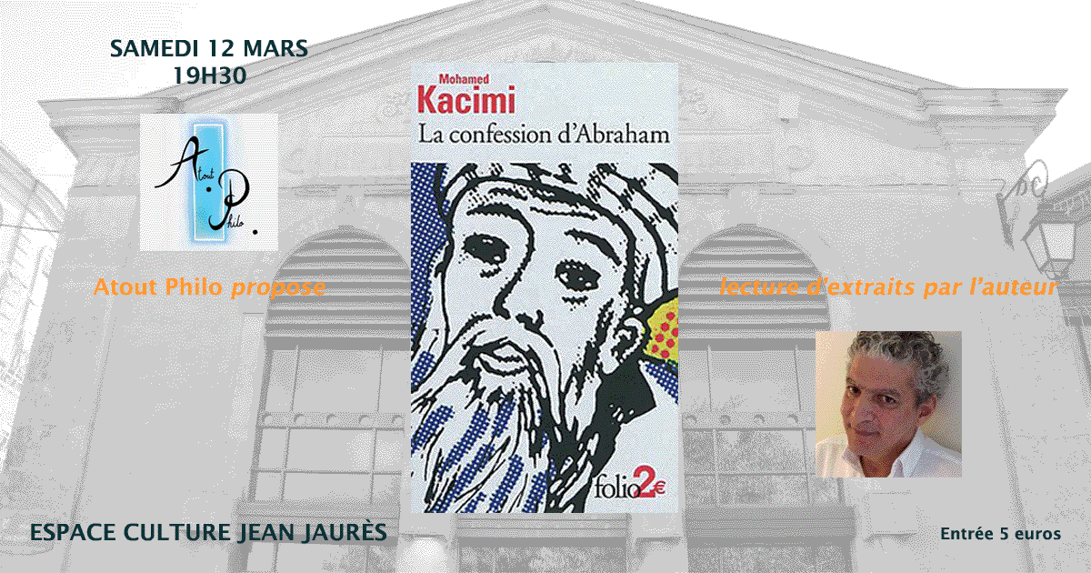 You are currently viewing « La confession d’Abraham » par son auteur Mohamed Kacimi