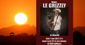Lire la suite à propos de l’article Country : Bruno Le Grizzly en concert à Gallician