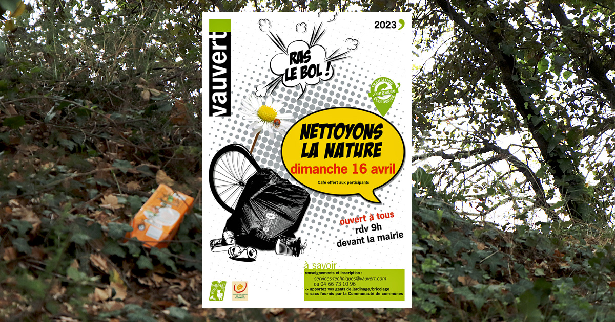 You are currently viewing Nouvelle opération « nettoyons la nature »