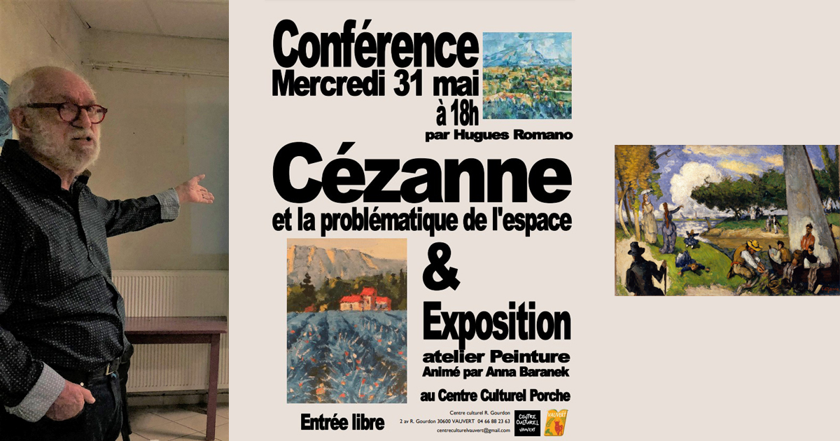 You are currently viewing Vauvert : Hugues Romano livre les secrets de la peinture cinétique de Cézanne