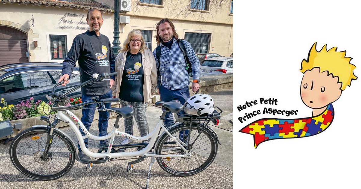 You are currently viewing L’association « Notre Petit Prince Asperger » met à disposition deux vélos tandem HugBike