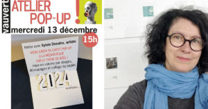 L’artiste Sylvie Donaire anime un atelier de carte Pop-up ce mercredi à Vauvert