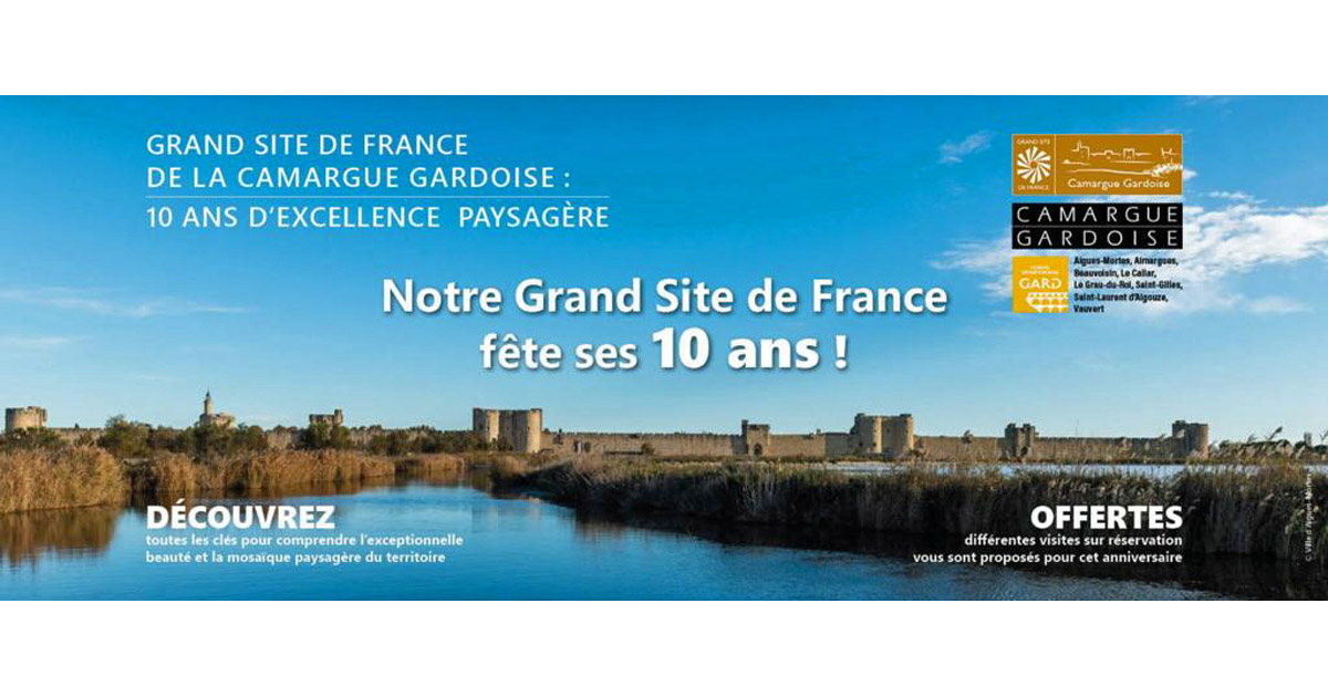 You are currently viewing Le Grand Site de France de la Camargue Gardoise fête ses 10 ans