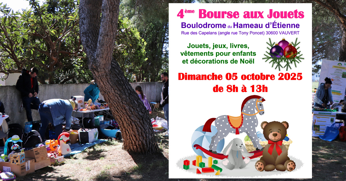 Lire la suite à propos de l’article 4ème Bourse aux jouets des « Nouveaux quartiers »