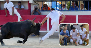 Lire la suite à propos de l’article <em>Contre-piste</em> La chronique Bouvine de Marie-France Sabatié<br>Le Grau du Roi : Trophée de la Mer – Royale de la manade Jacques Bon</br>