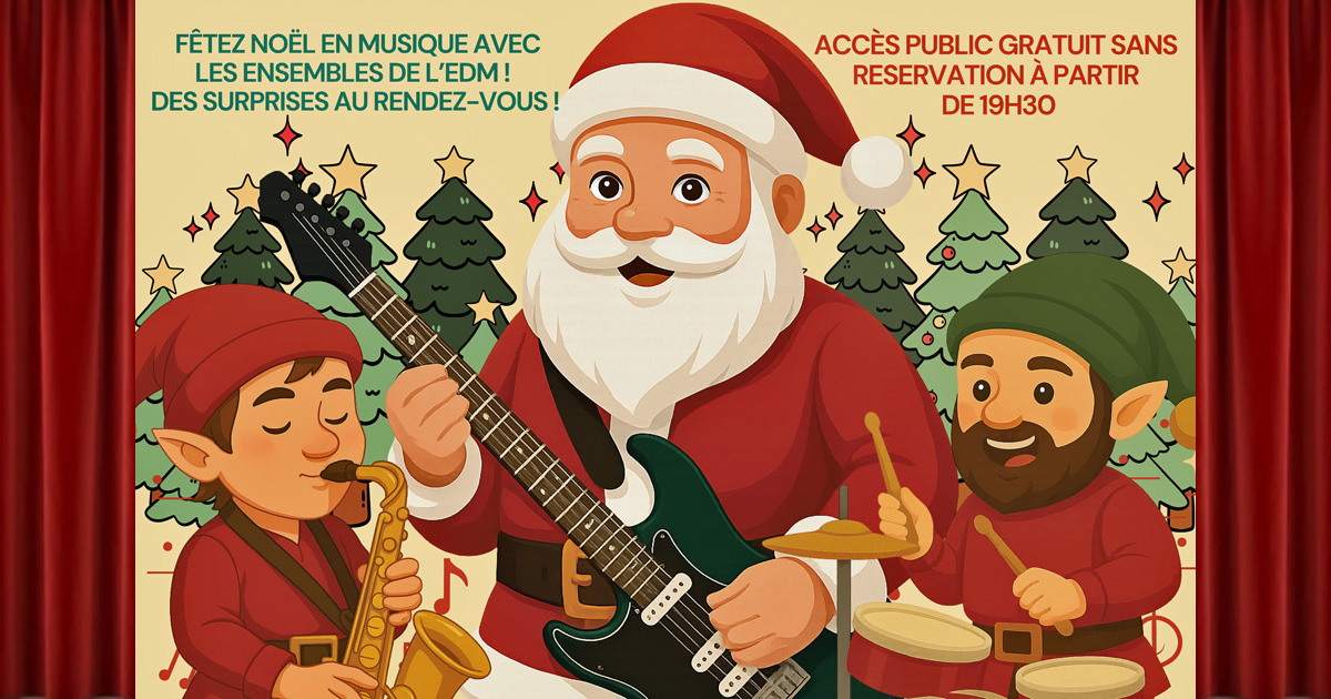 Lire la suite à propos de l’article Concert de Noël avec l’École Intercommunale de Musique de Petite Camargue