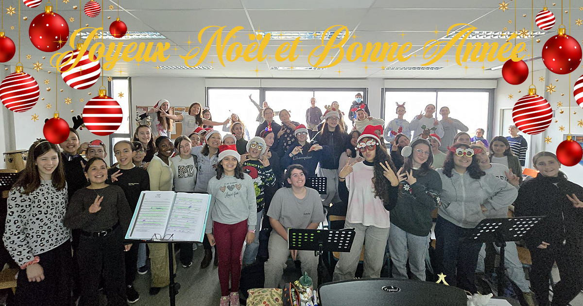 Lire la suite à propos de l’article Le collège a fêté Noël et la fin de l&rsquo;année 2025