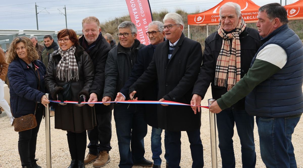 Inauguration de l’aire de lavage agricole d’Aubord