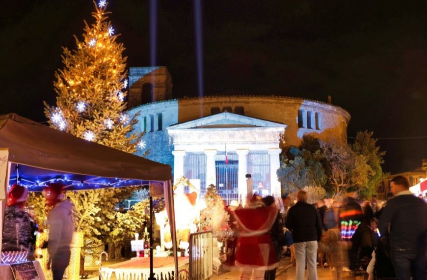 Téléthon de marché de Noël
