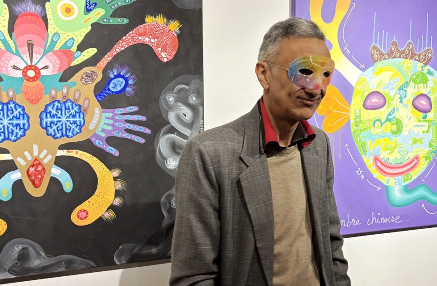 Arts : Yann Dumoget expose pour la première fois ses masques façonnés à Vauvert