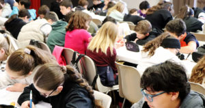 La salle Bizet a accueilli la dictée francophone