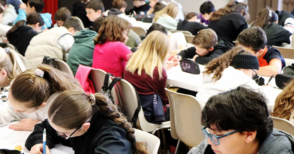 You are currently viewing La salle Bizet a accueilli la dictée francophone