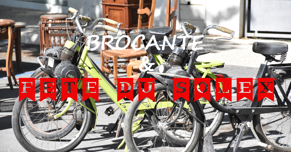 You are currently viewing Brocante & Fête du Solex à Saint-Laurent d&rsquo;Aigouze
