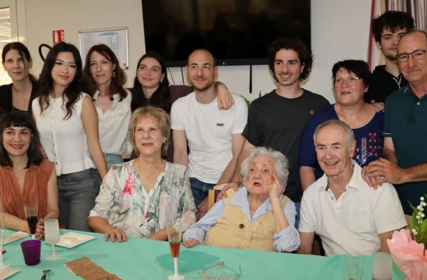 Une centenaire à l'Ehpad de Beauvoisin