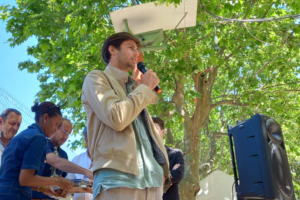 El Rafi parrain de la manifestation