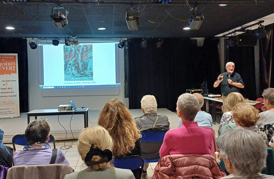 Les romans d’amour de la Bible,une conférence de la Société d’Histoire de Posquières-Vauvert