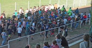 Collège et écoles réunis pour le Cross du collège La Vallée Verte