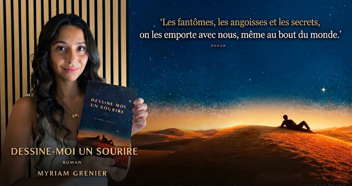 Myriam Grenier publie son premier roman, Dessine-moi un sourire.